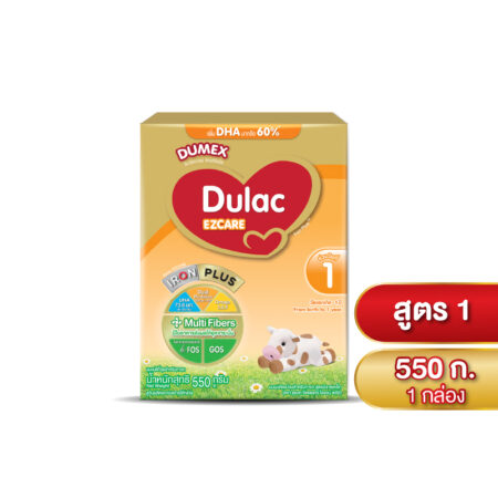 นมผง ดูแลค อีแซดแคร์  ไอรอน พลัส สูตร1 550 กรัม นมผงสำหรับเด็กทารกแรกเกิด-1ปี