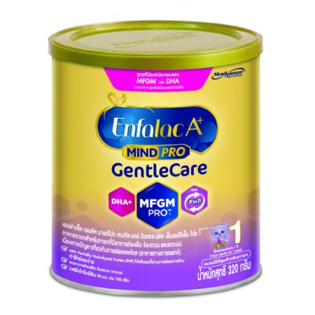 นมเอนฟาแล็ค เอพลัส มายด์โปร เจนเทิลแคร์ สูตร 1 320 กรัม Enfalac A+ Mindpro Gentle Care 1